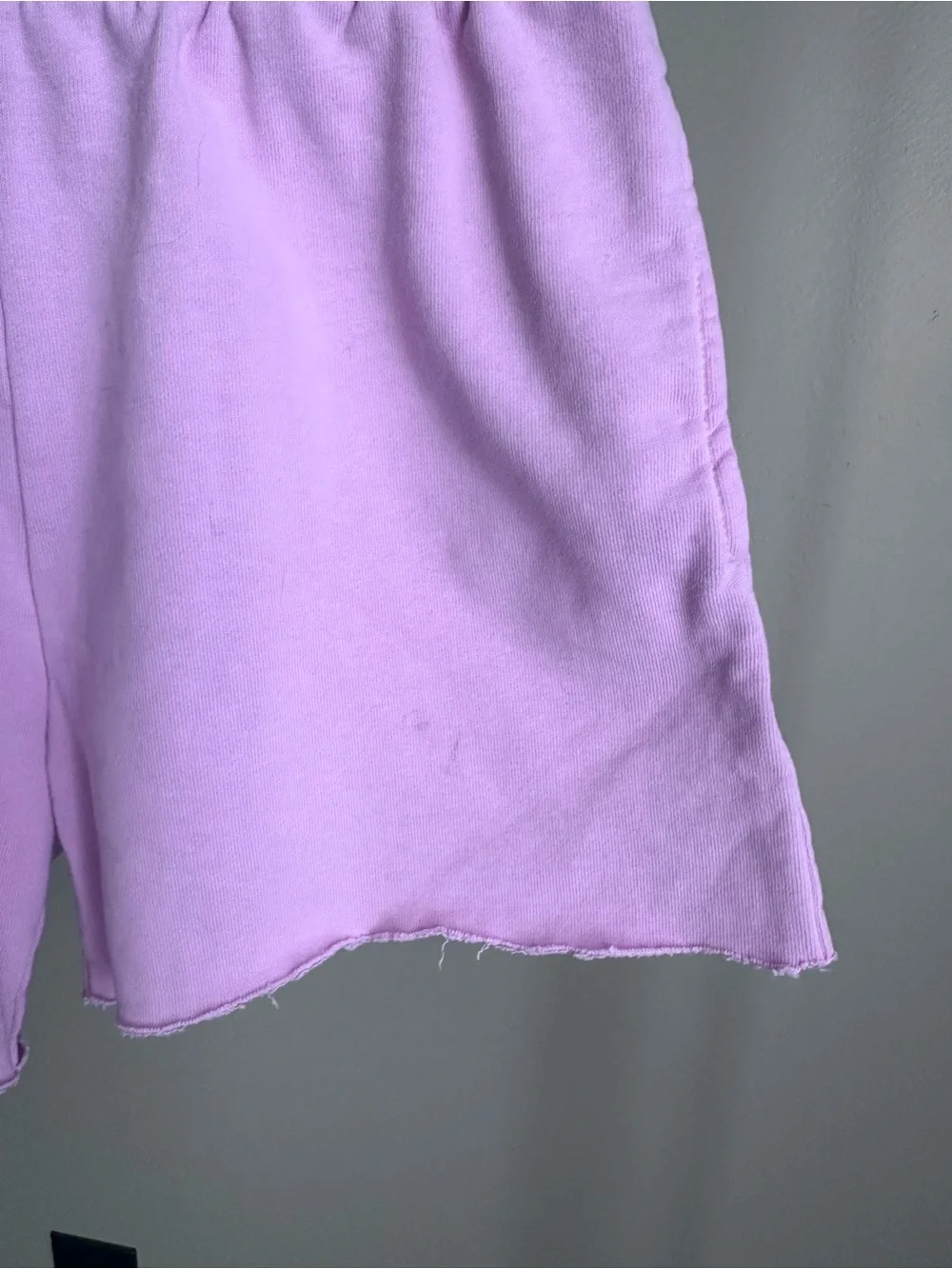 Brandy Melville Cotton Shorts Size Small Cotton Raspberry-Pink-Purple Shorts
